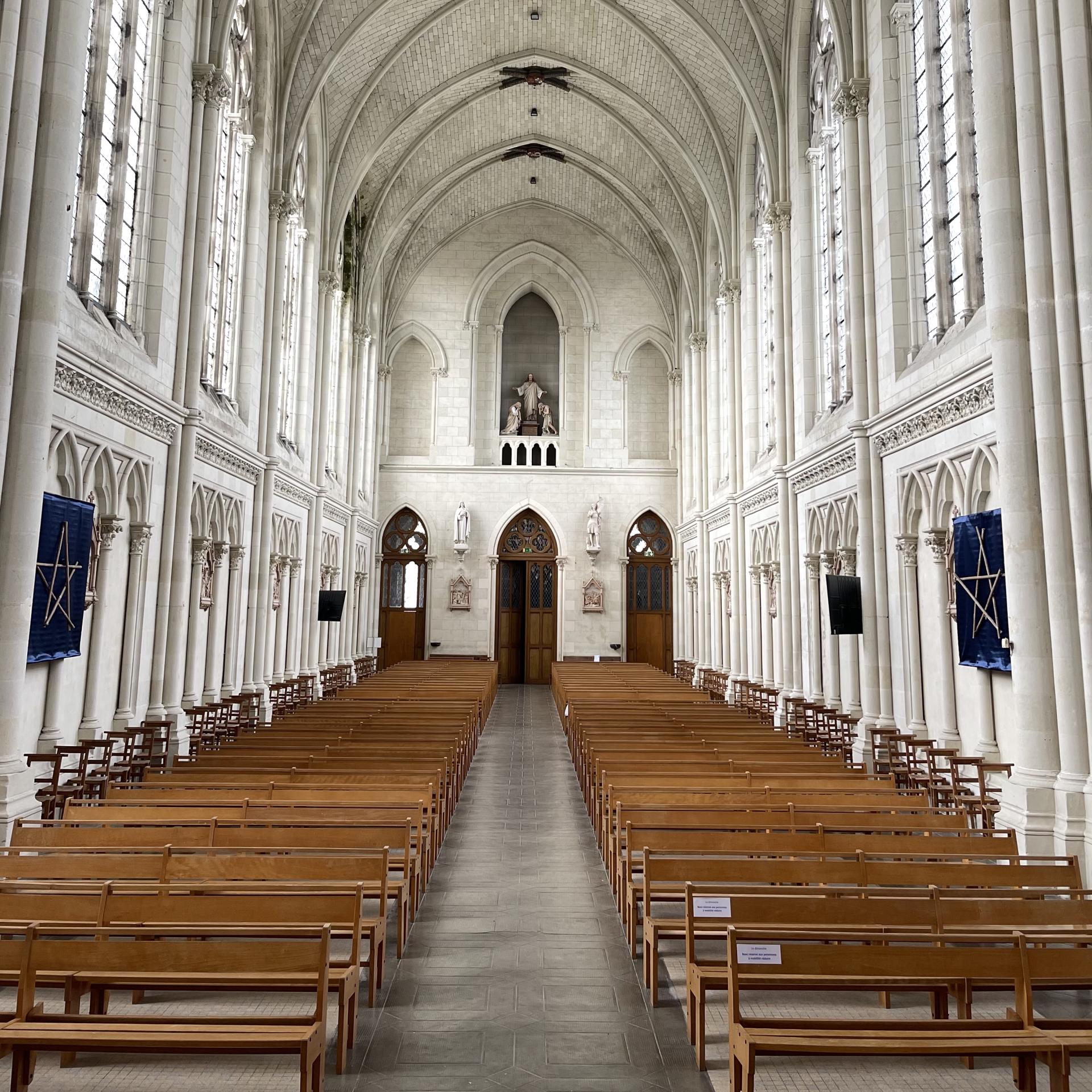 Prise de vue dans une église
