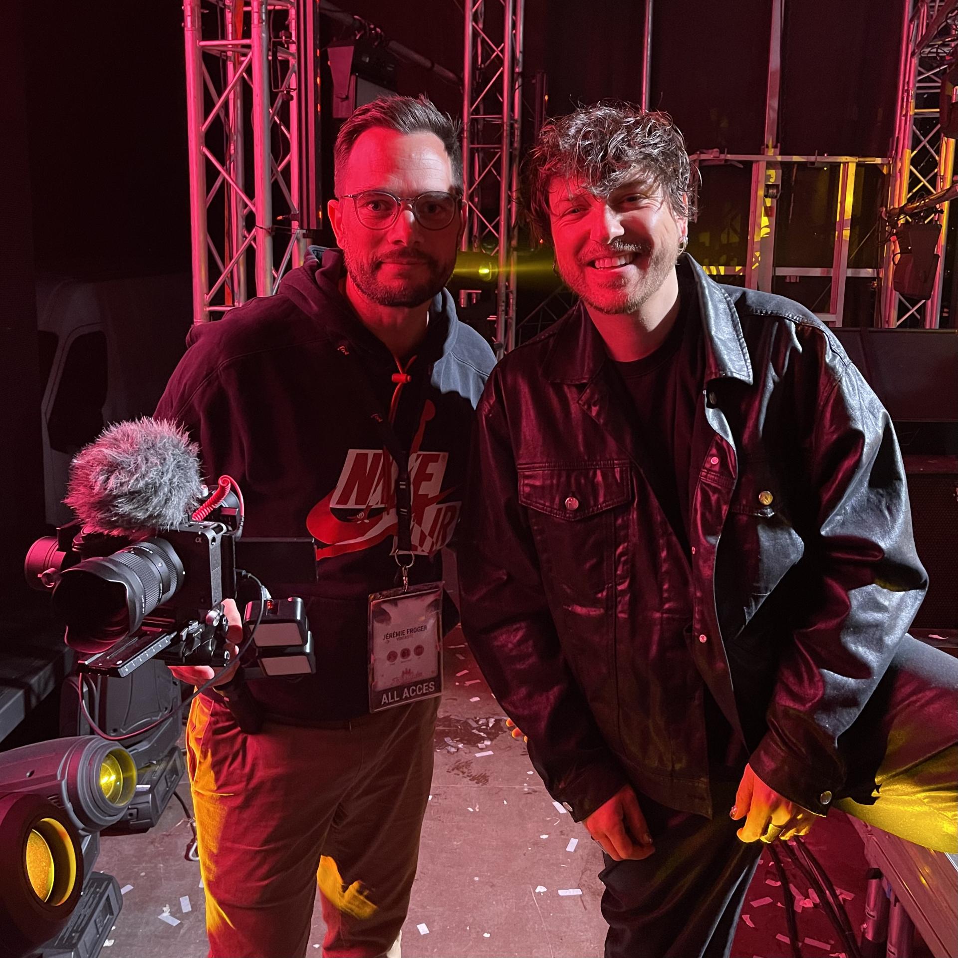 avec Mosimann à l'Electrogarden 2023 (Credit : LM_Prod)